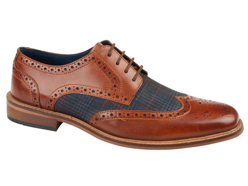 Roamers Two Tone Tan Brogue