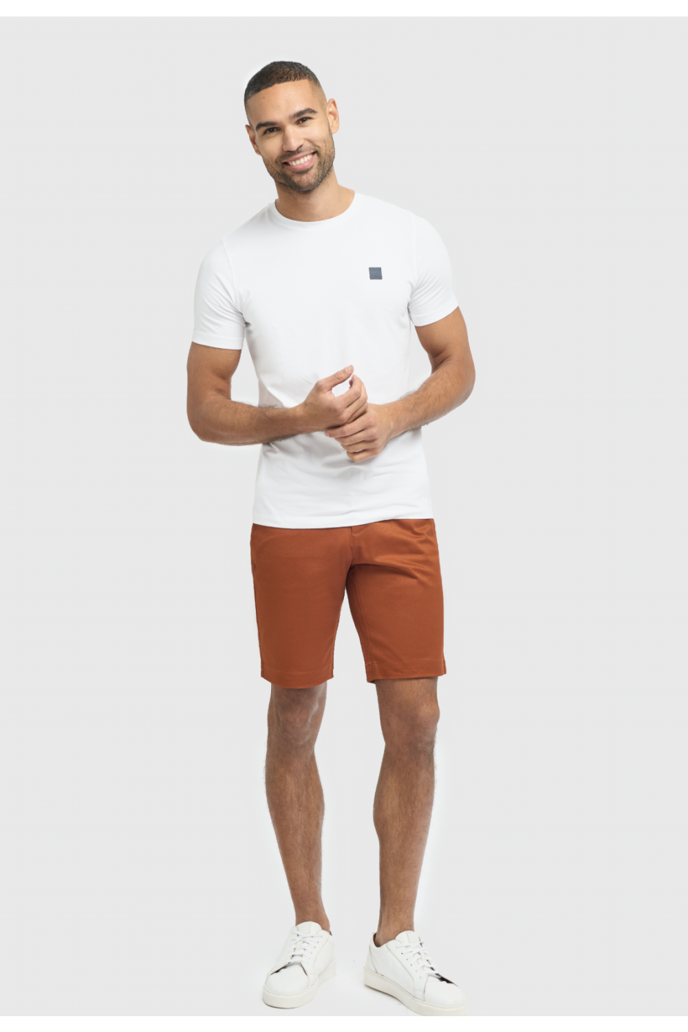 Cavani Dakota Rust Chino Shorts