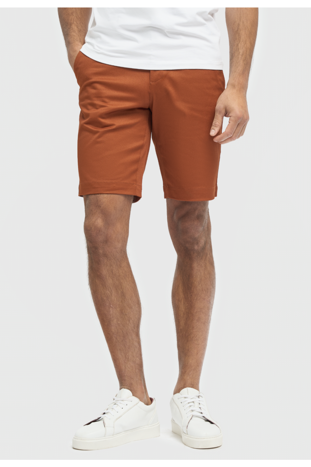 Cavani Dakota Rust Chino Shorts