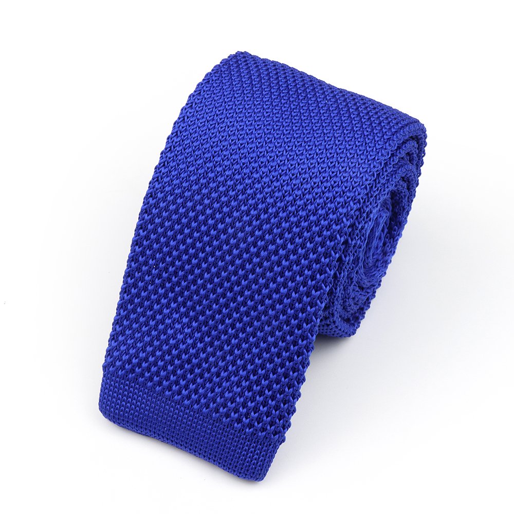 Jenson Samuel Royal Blue Knitted neck tie
