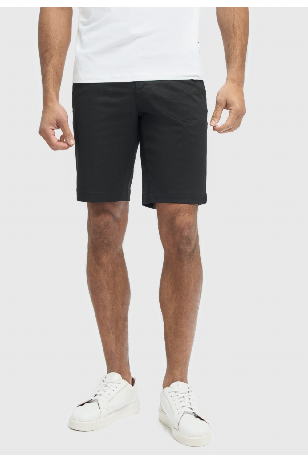Cavani Dakota Black Chino Shorts