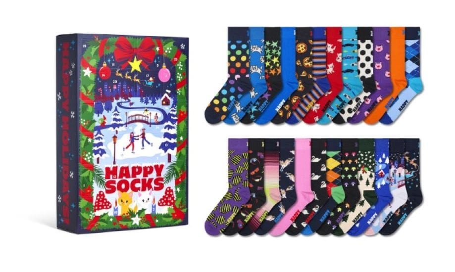 24 Days of Christmas Advent Calendar Sock Gift set 2025