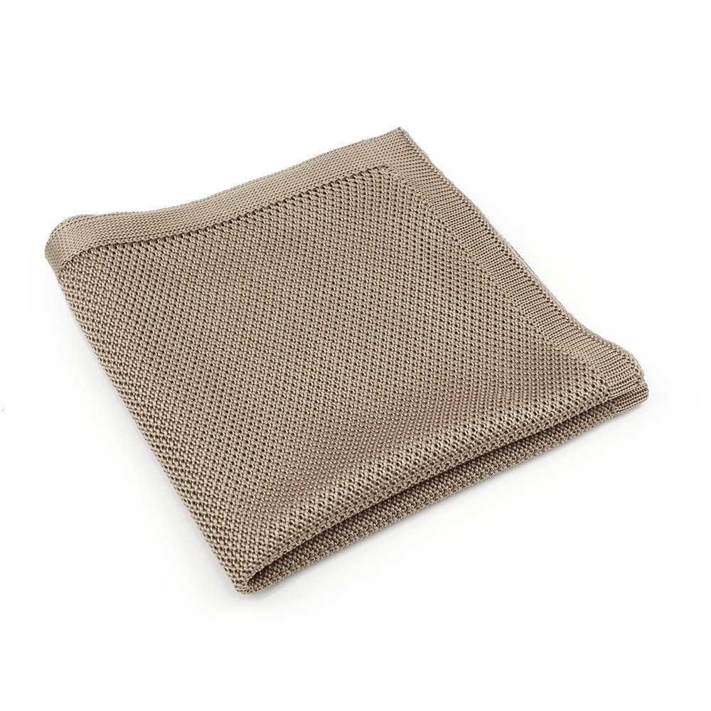 Knitted Stone Pocket Square