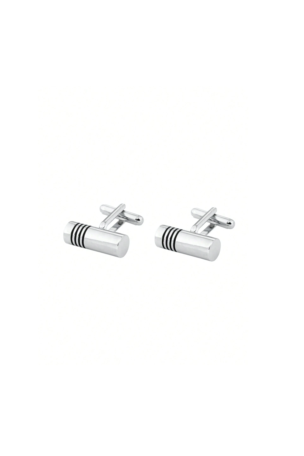 Classic Stainless Steel Silver Cufflink