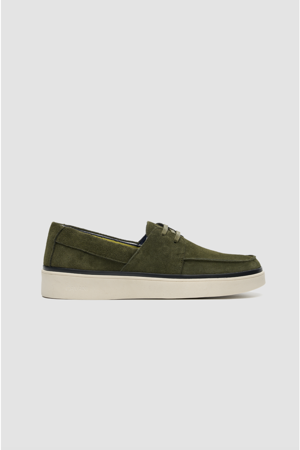 Cavani Amalfi Olive Boat shoe