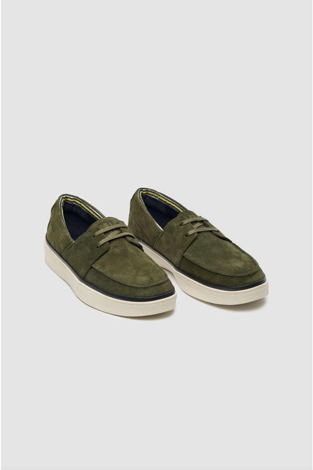 Cavani Amalfi Olive Boat shoe