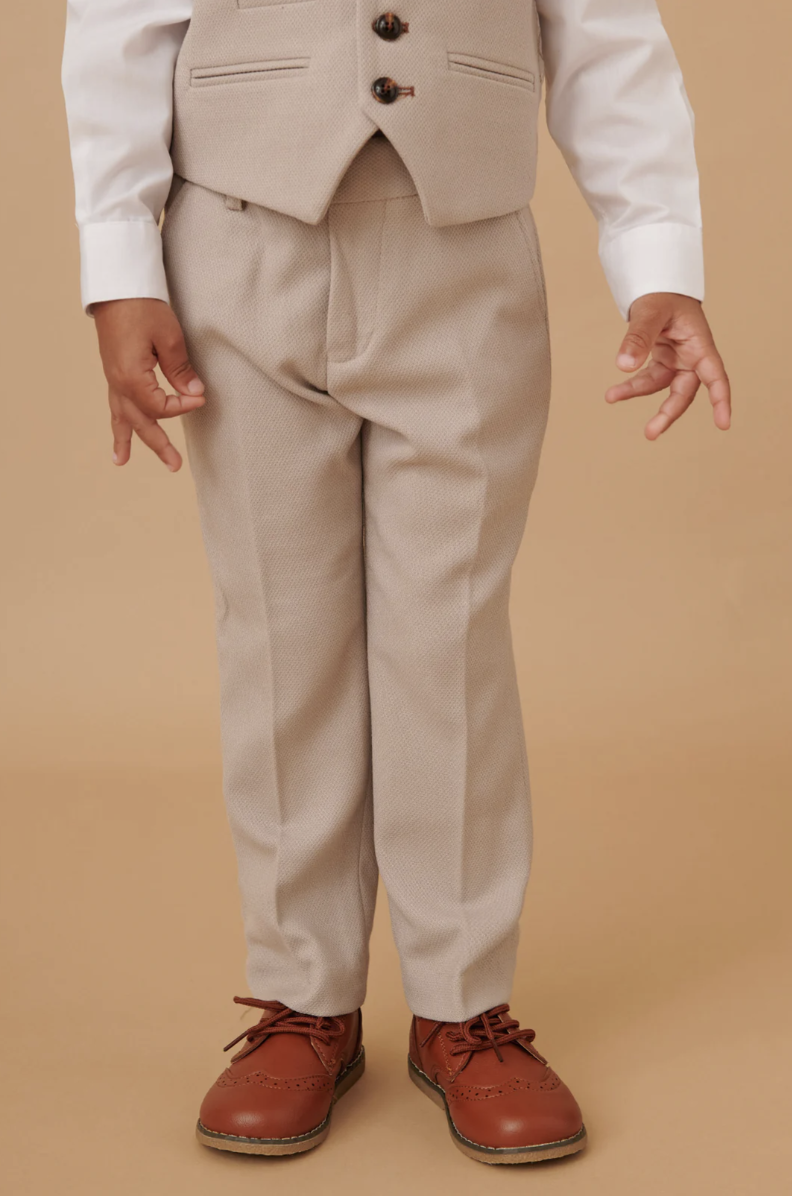 Childrens HM5 Stone Three piece Suit