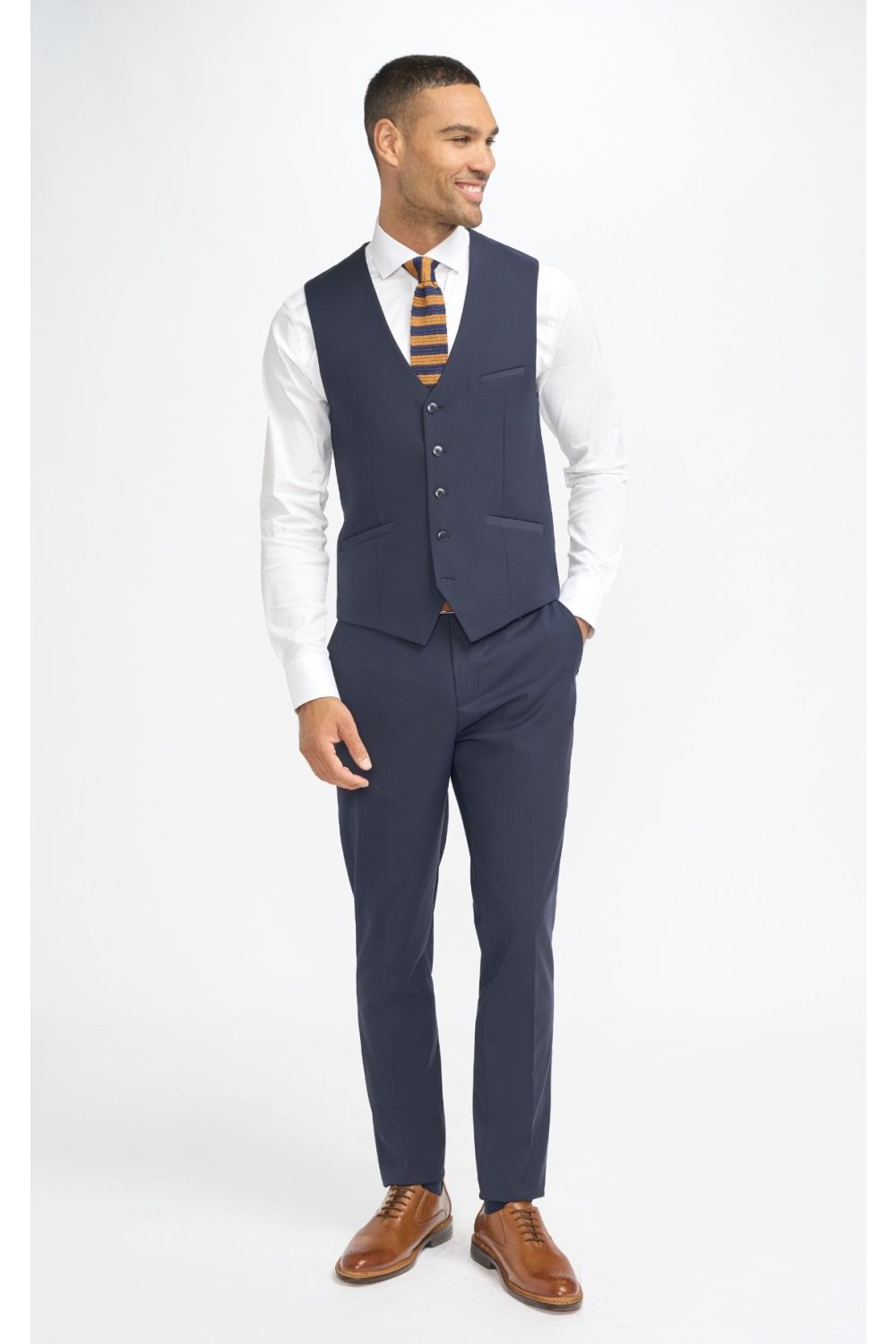 Cavani Malibu Navy Three Piece Suit