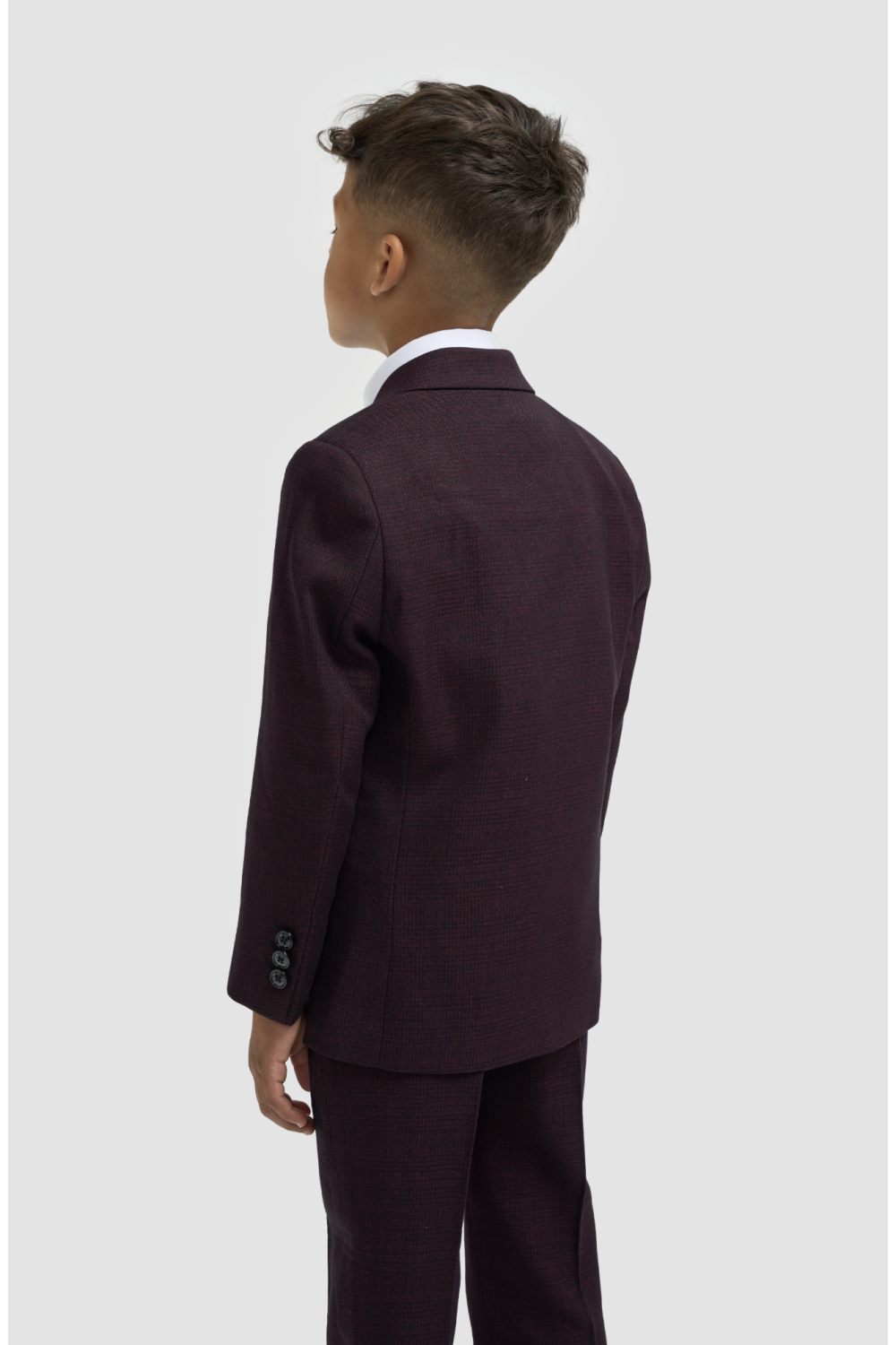 Cavani Kids Boys Caridi Wine Three piece Suit