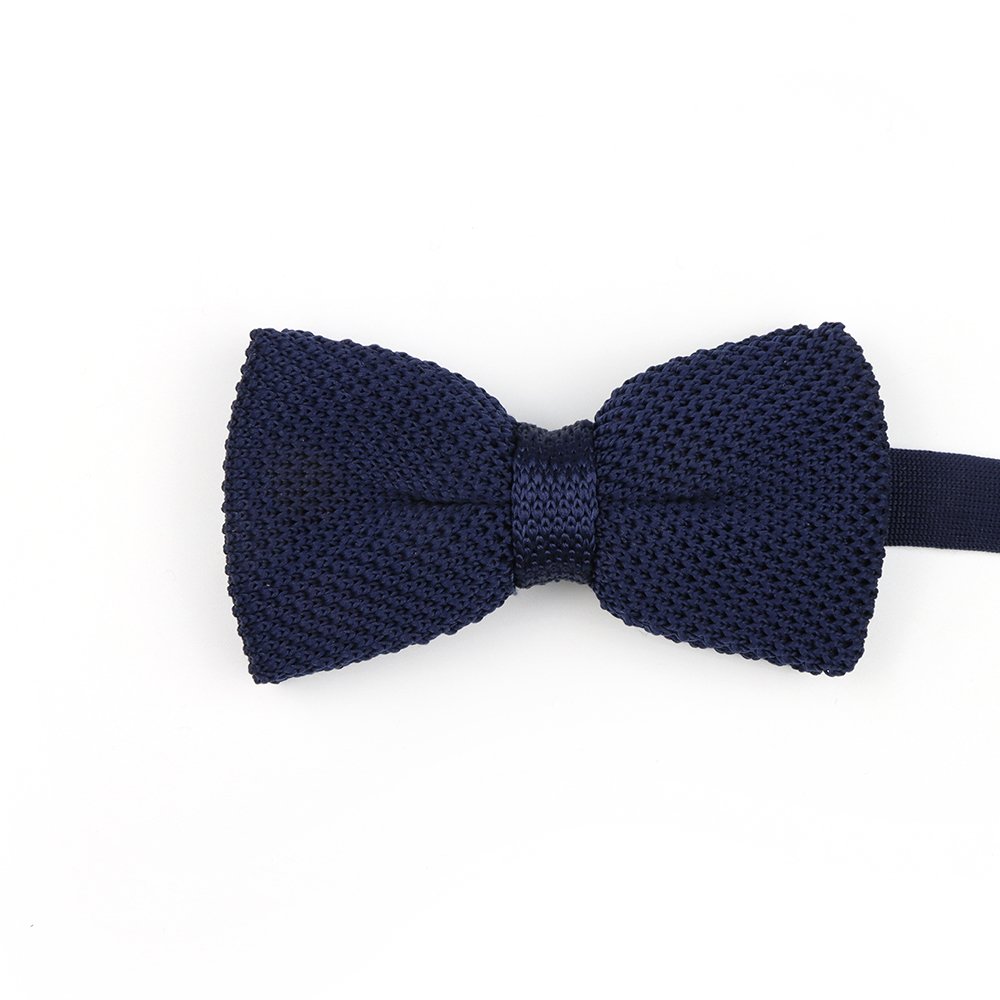 Jenson Samuel Navy Knitted bow tie