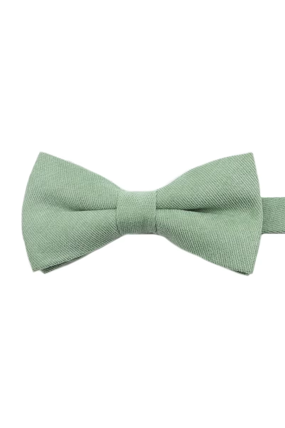 Children's Tweed Pastel Green Woven Bow Tie