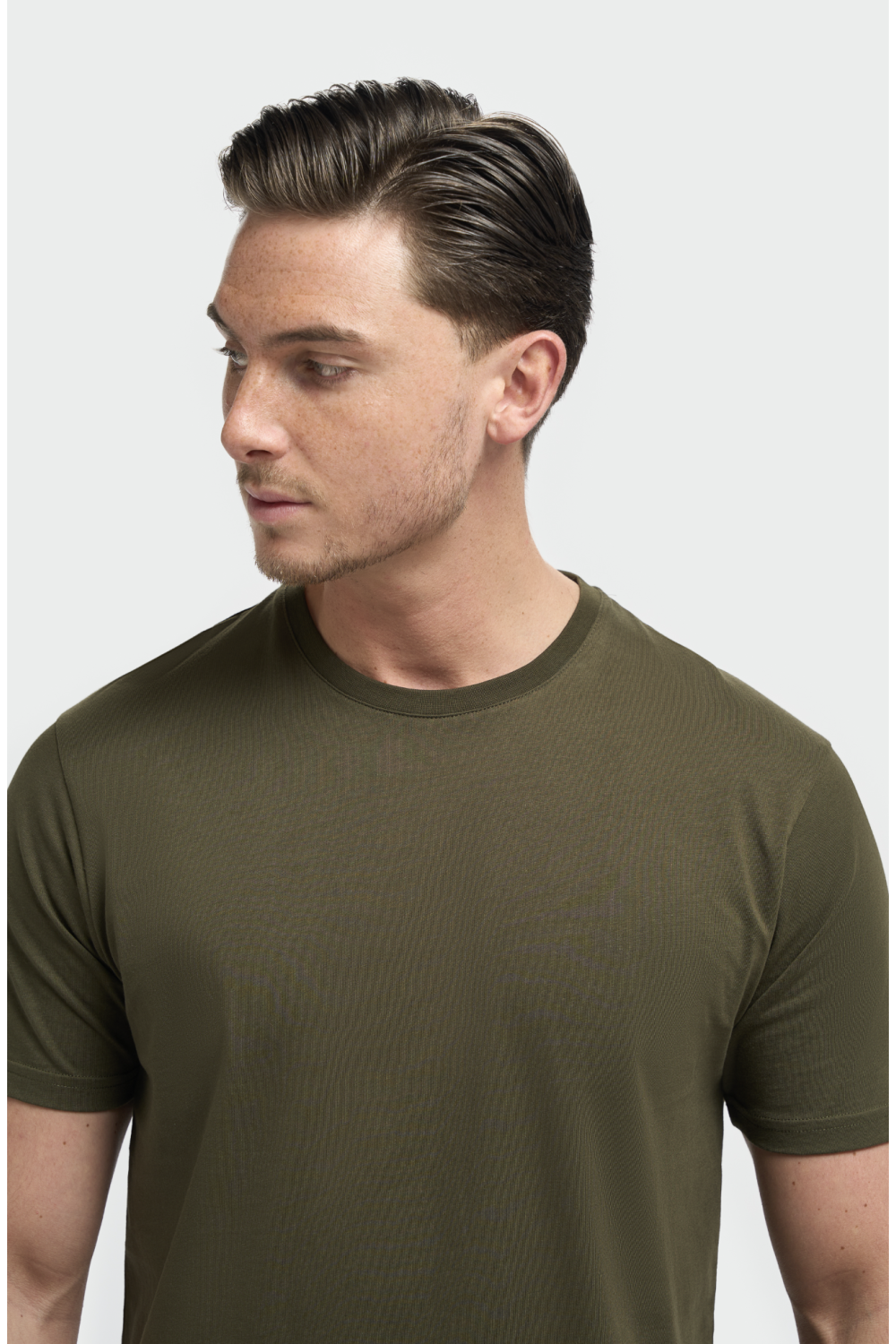 Sanchez Olive cotton Tee