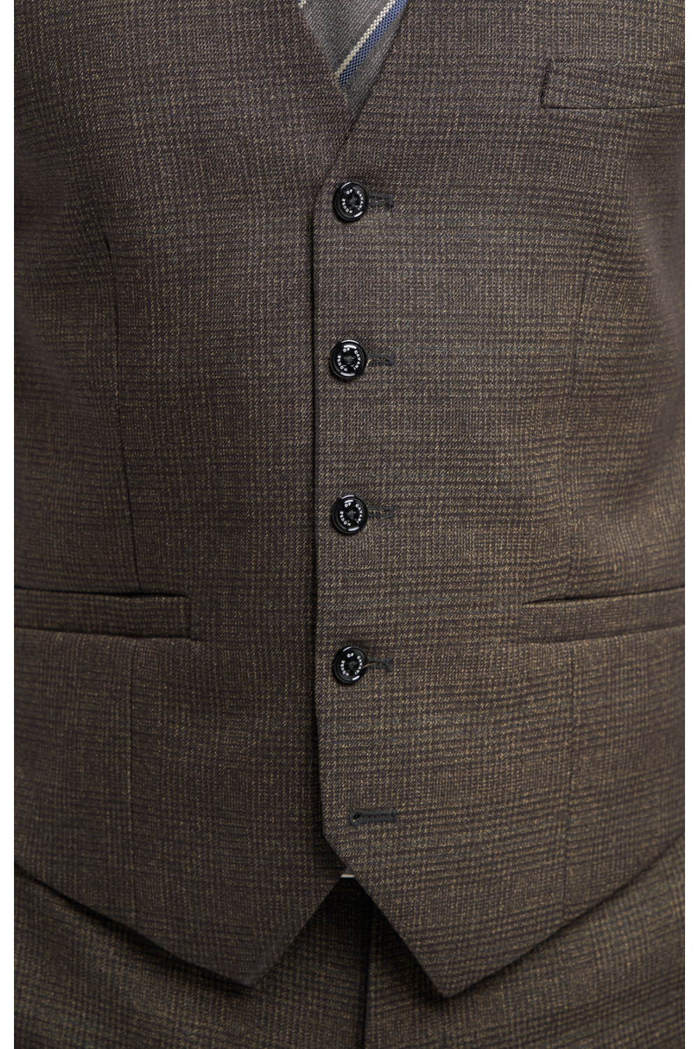 Cavani Caridi Brown Waistcoat