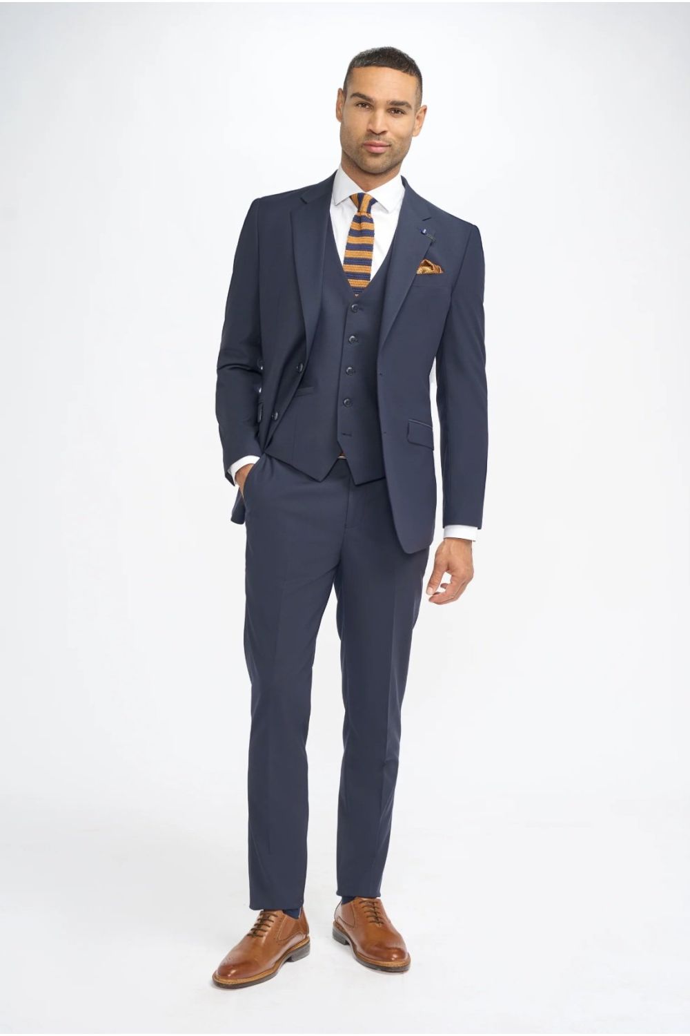 Cavani Malibu Navy Three Piece Suit