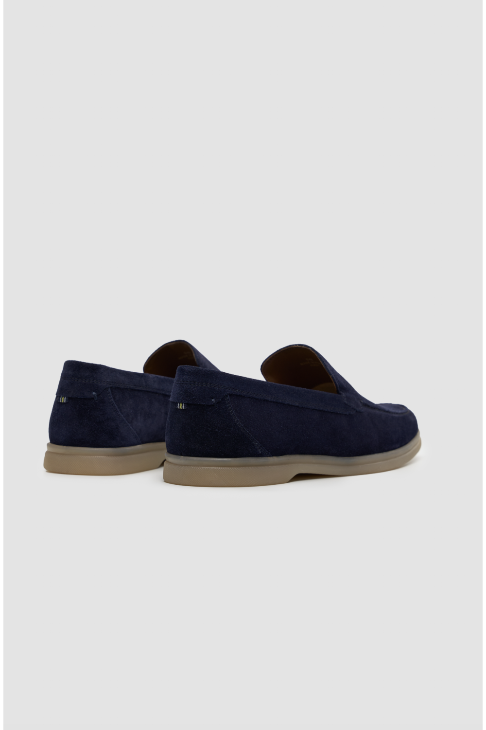 Cavani Breezy Navy Slip-On Suede Loafers