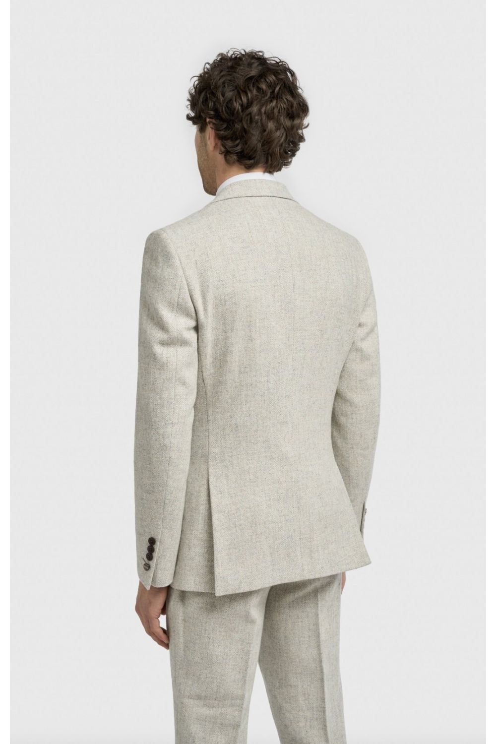 Cavani Thomas Pearl Tweed Three Piece Suit