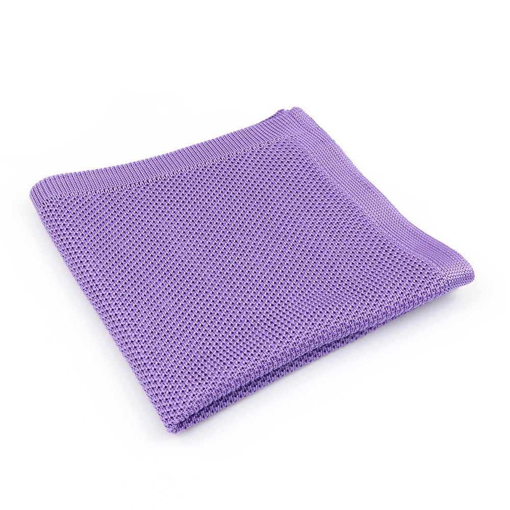 Knitted Lilac Pocket Square