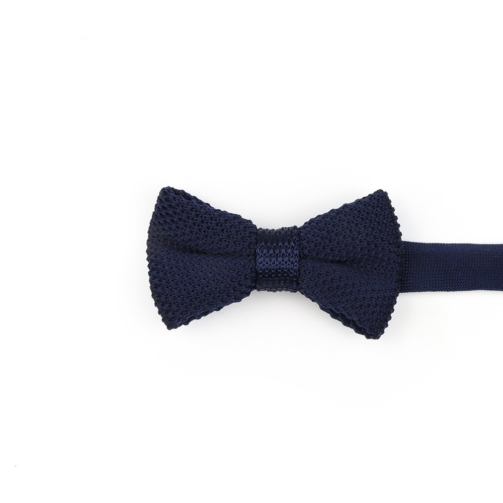 Jenson Samuel Navy Knitted Children's bow tie