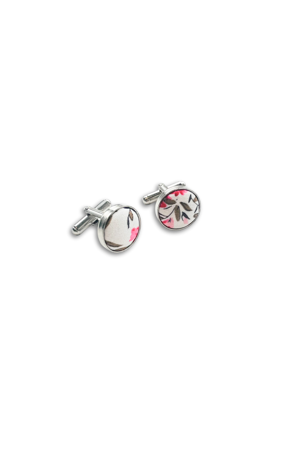 Floral Fuchsia Cufflinks