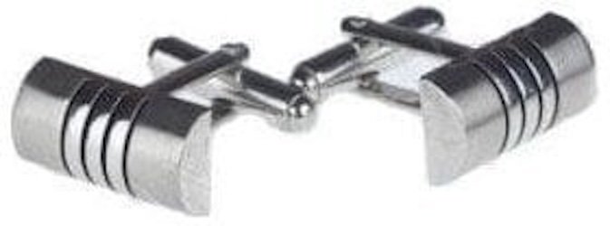Classic Stainless Steel Silver Cufflink