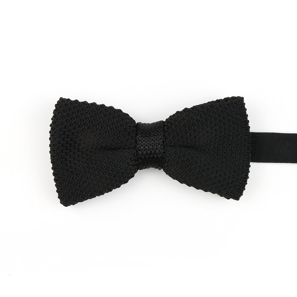 Jenson Samuel Black Knitted bow tie
