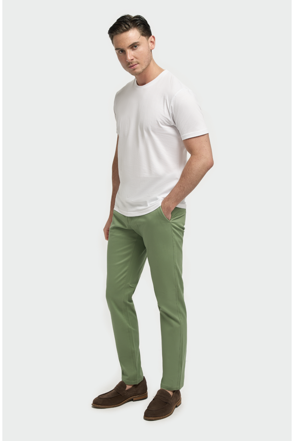 Sanchez White cotton Tee