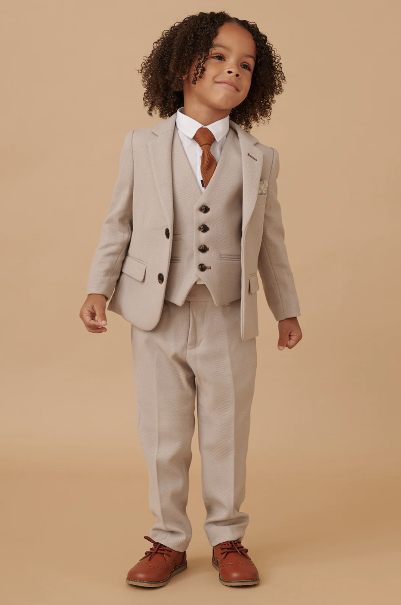 Childrens HM5 Stone Three piece Suit