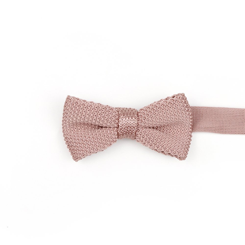 Jenson Samuel Dusky Pink Knitted Children's bow tie