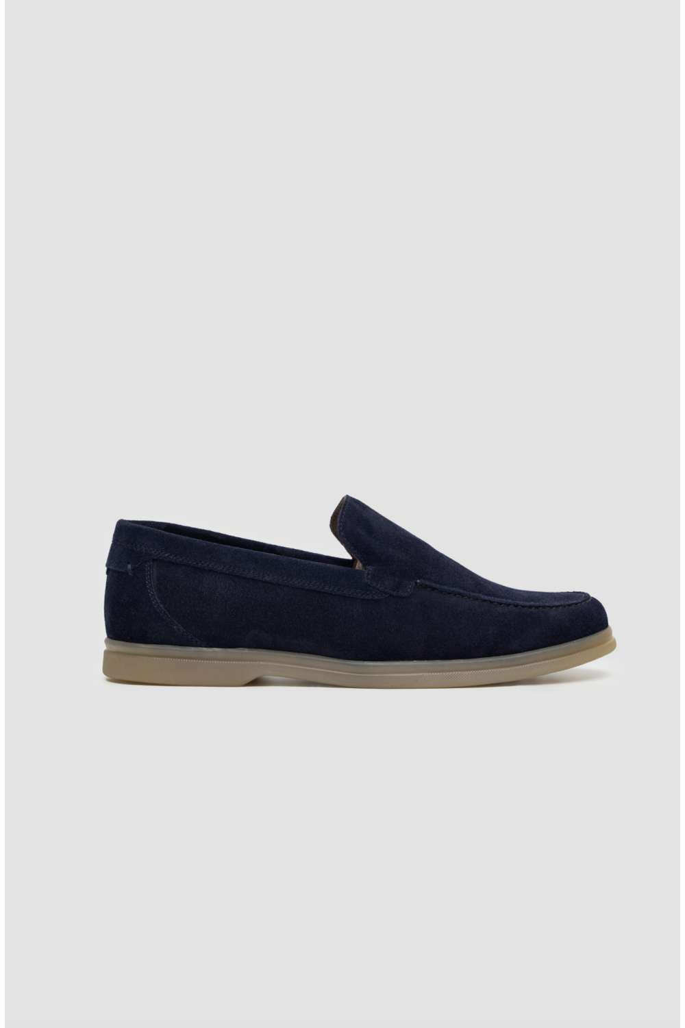 Cavani Breezy Navy Slip-On Suede Loafers