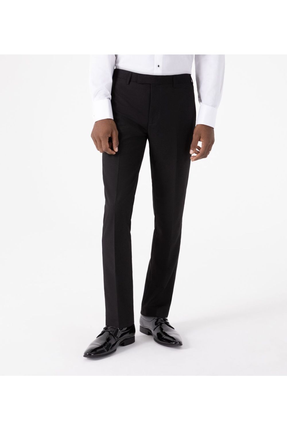 Skopes Sinatra 3-Piece Dinner Suit – Black Satin Peak Lapel