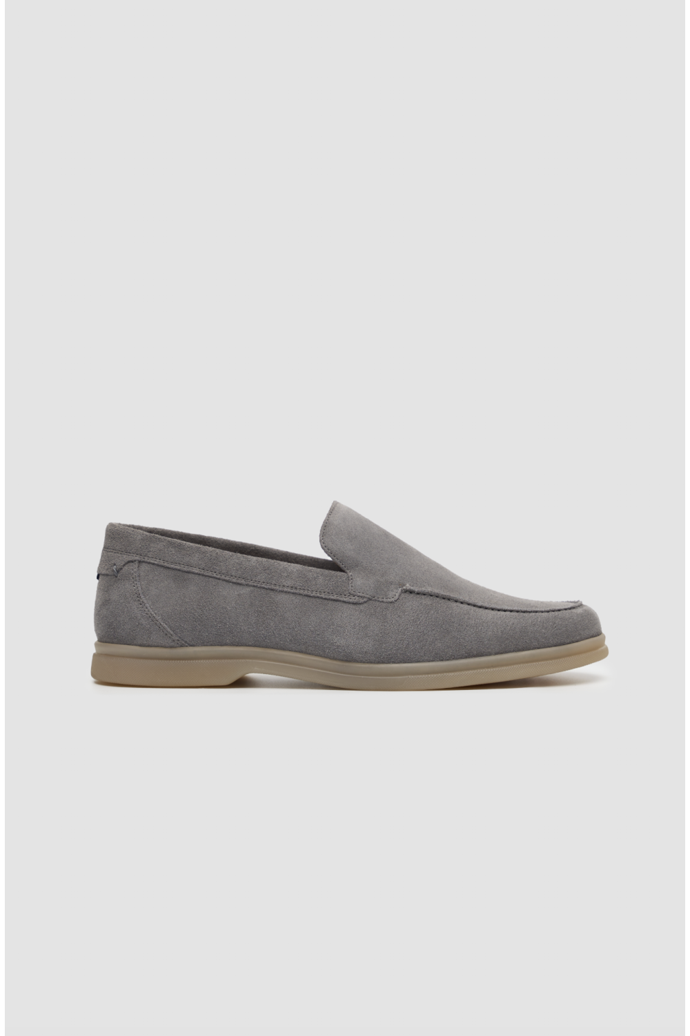 Cavani Breezy Grey Slip-On Suede Loafers
