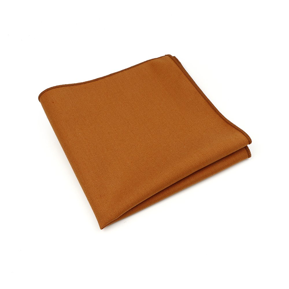 Rust 100% Cotton pocket square