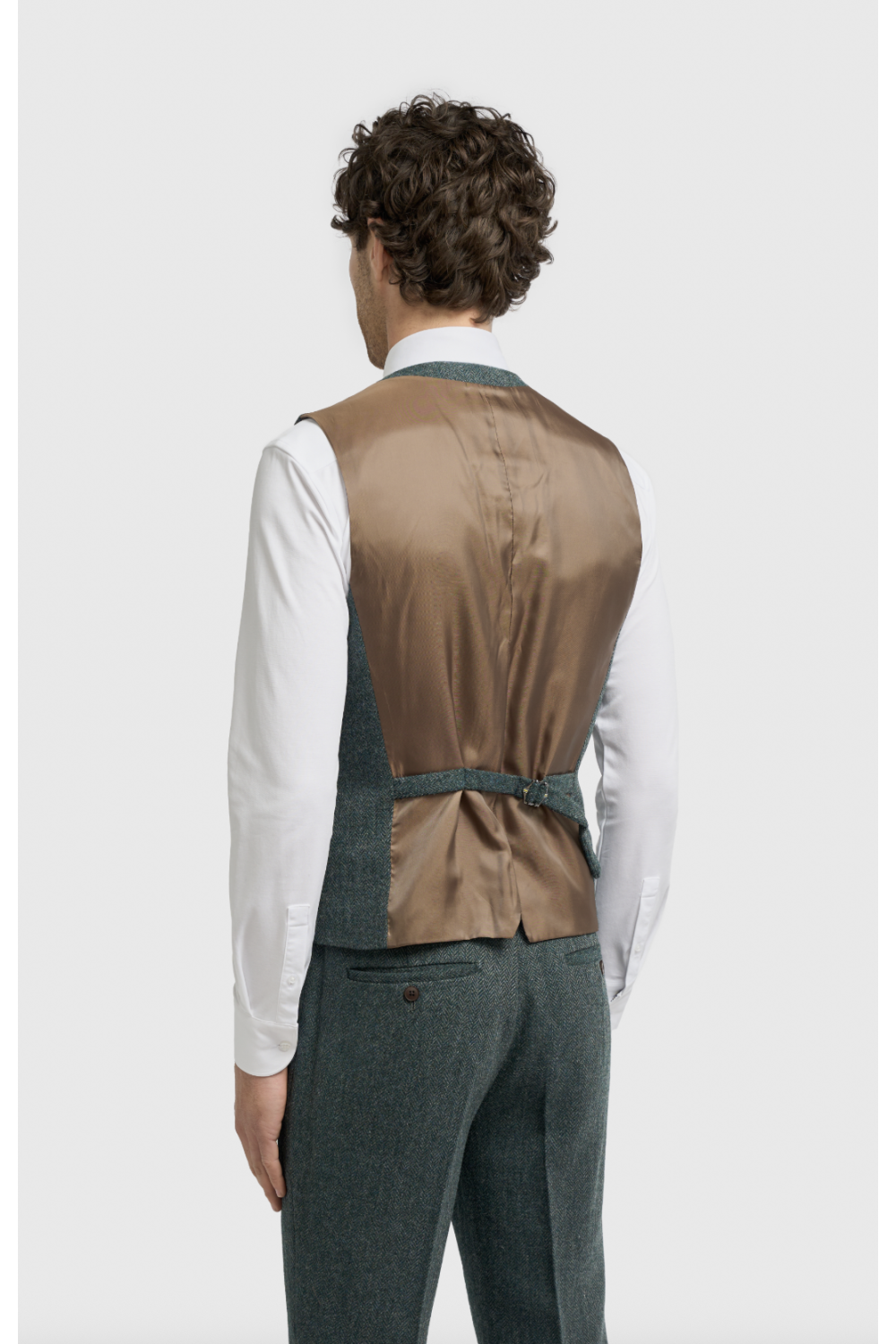 Cavani Thomas Lush Olive Waistcoat