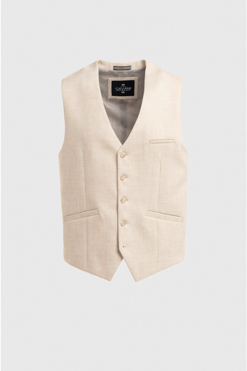 Cavani Malibu Beige Waistcoat