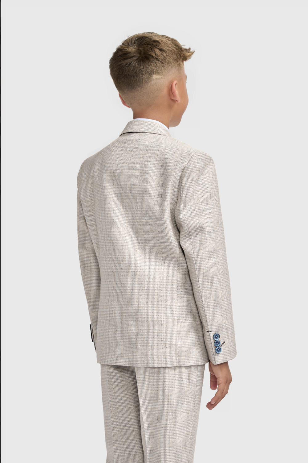 Cavani Kids Boys Caridi Beige Three piece Suit