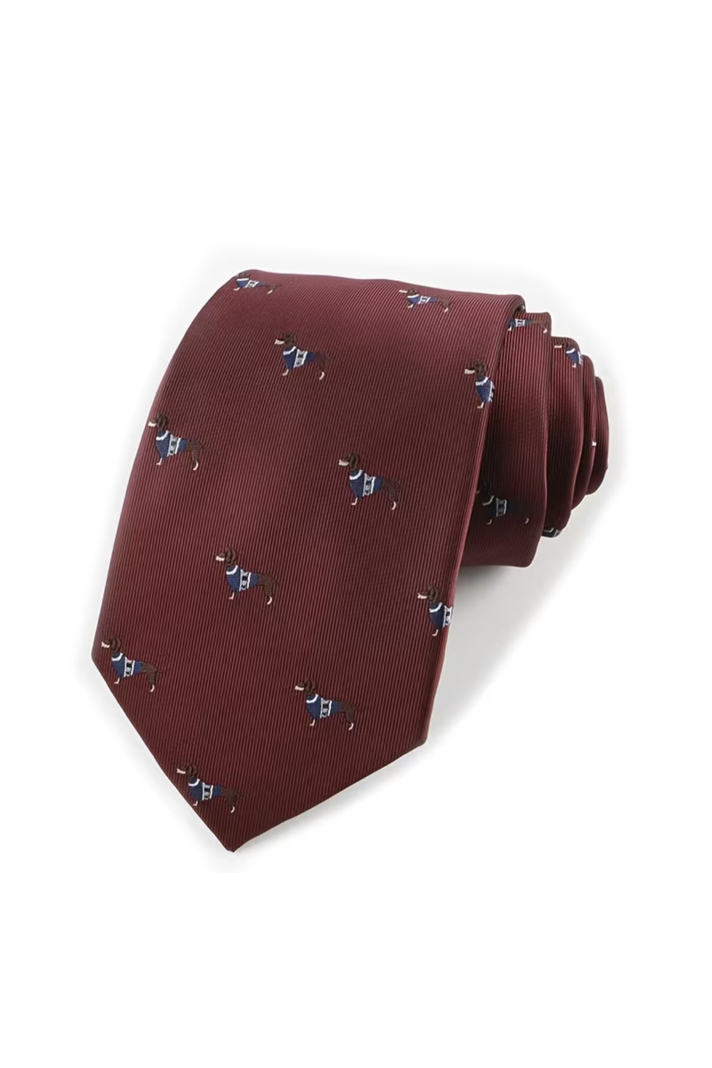 Mens Novelty Wine Dog Tie