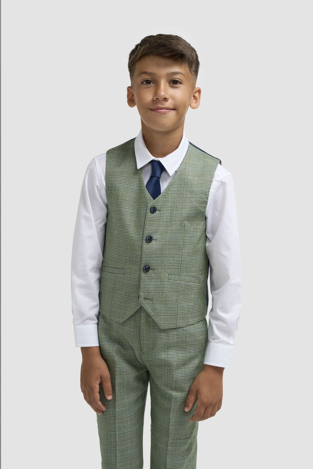 Cavani Kids Boys Caridi Sage Three piece Suit