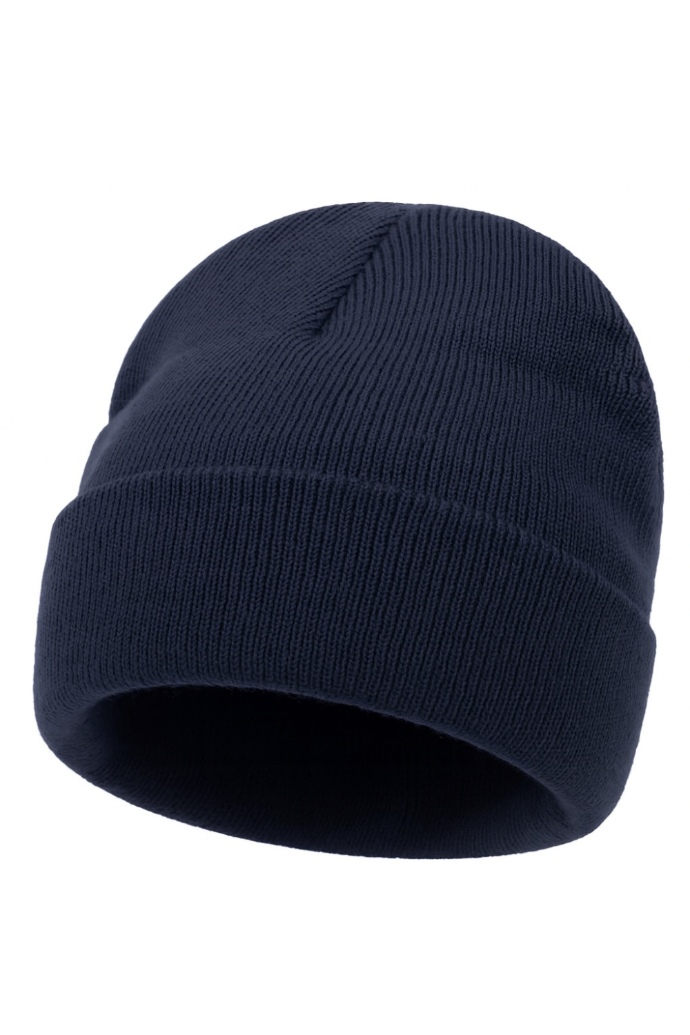 Unisex Navy Cotton Beanie Hat