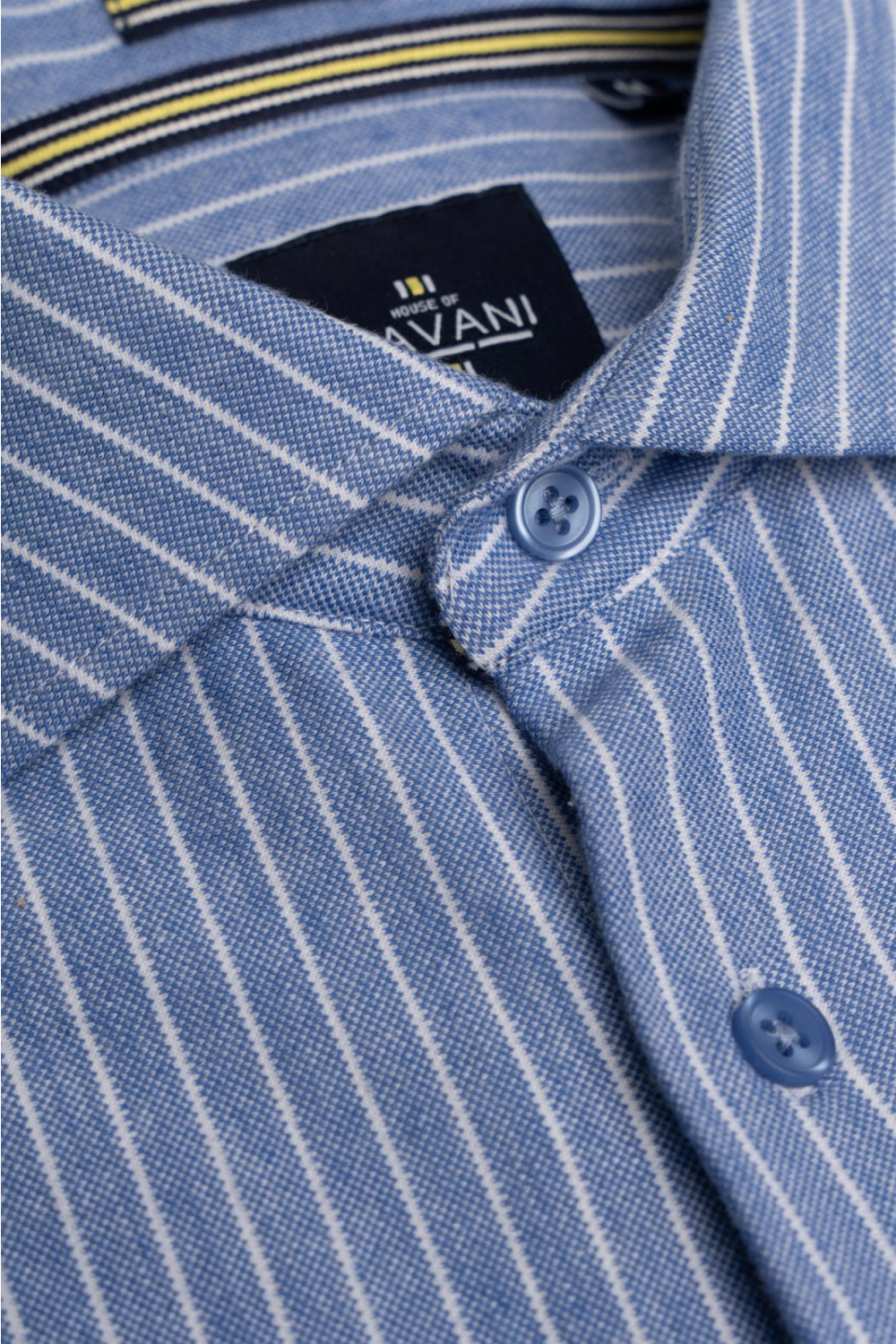 Ashley Stripe Blue Shirt