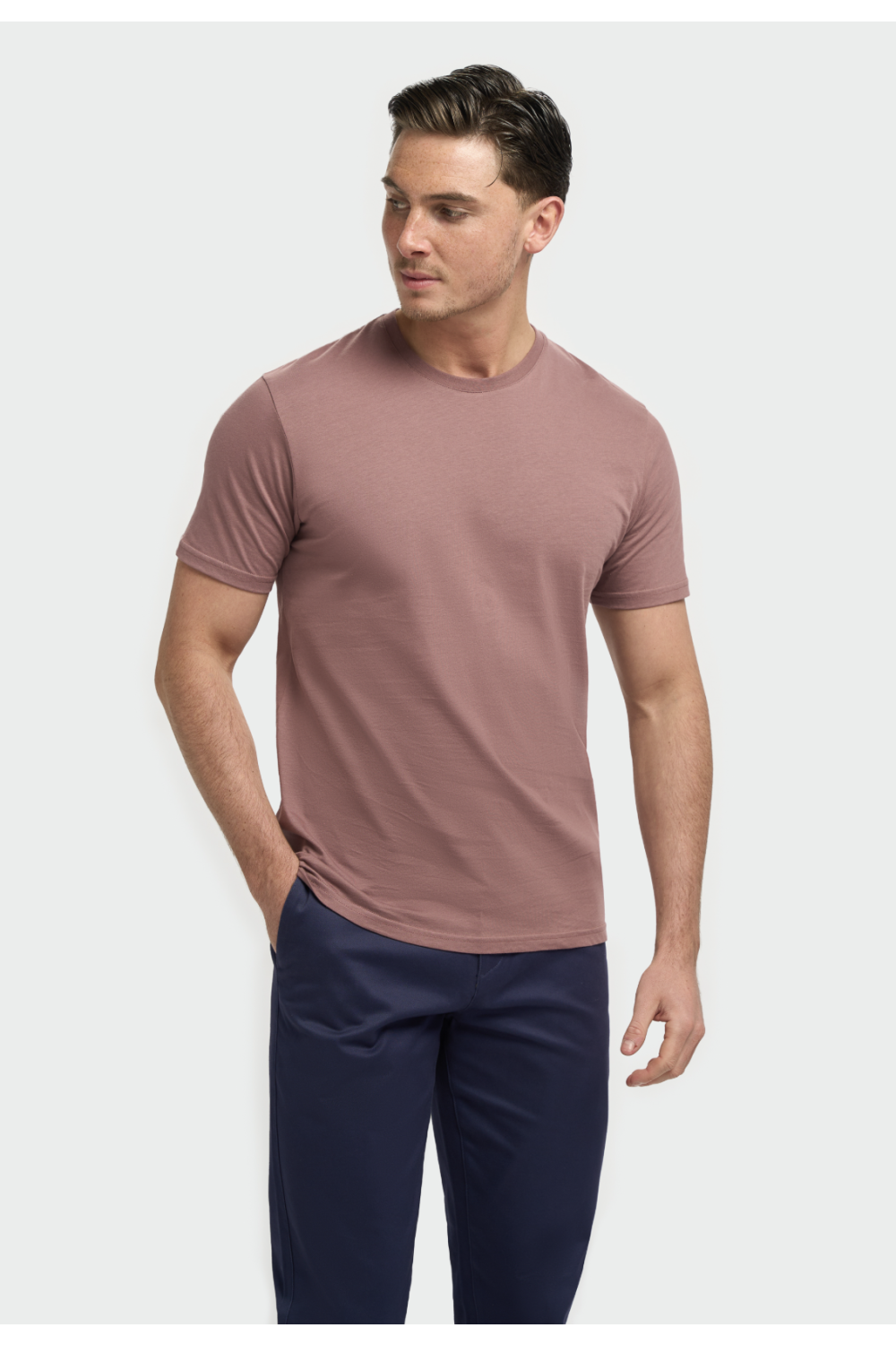 Sanchez Mauve cotton Tee