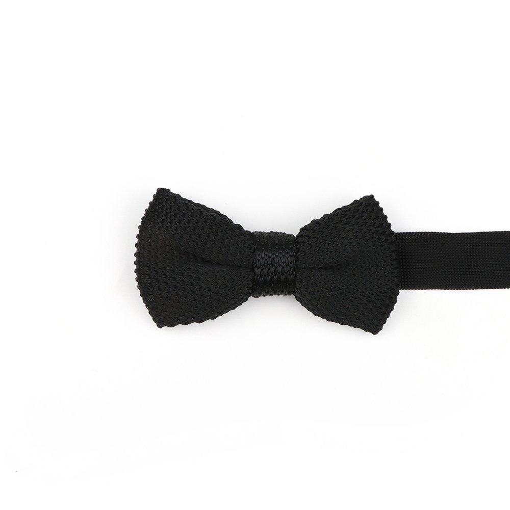 Jenson Samuel Black Knitted Children's bow tie