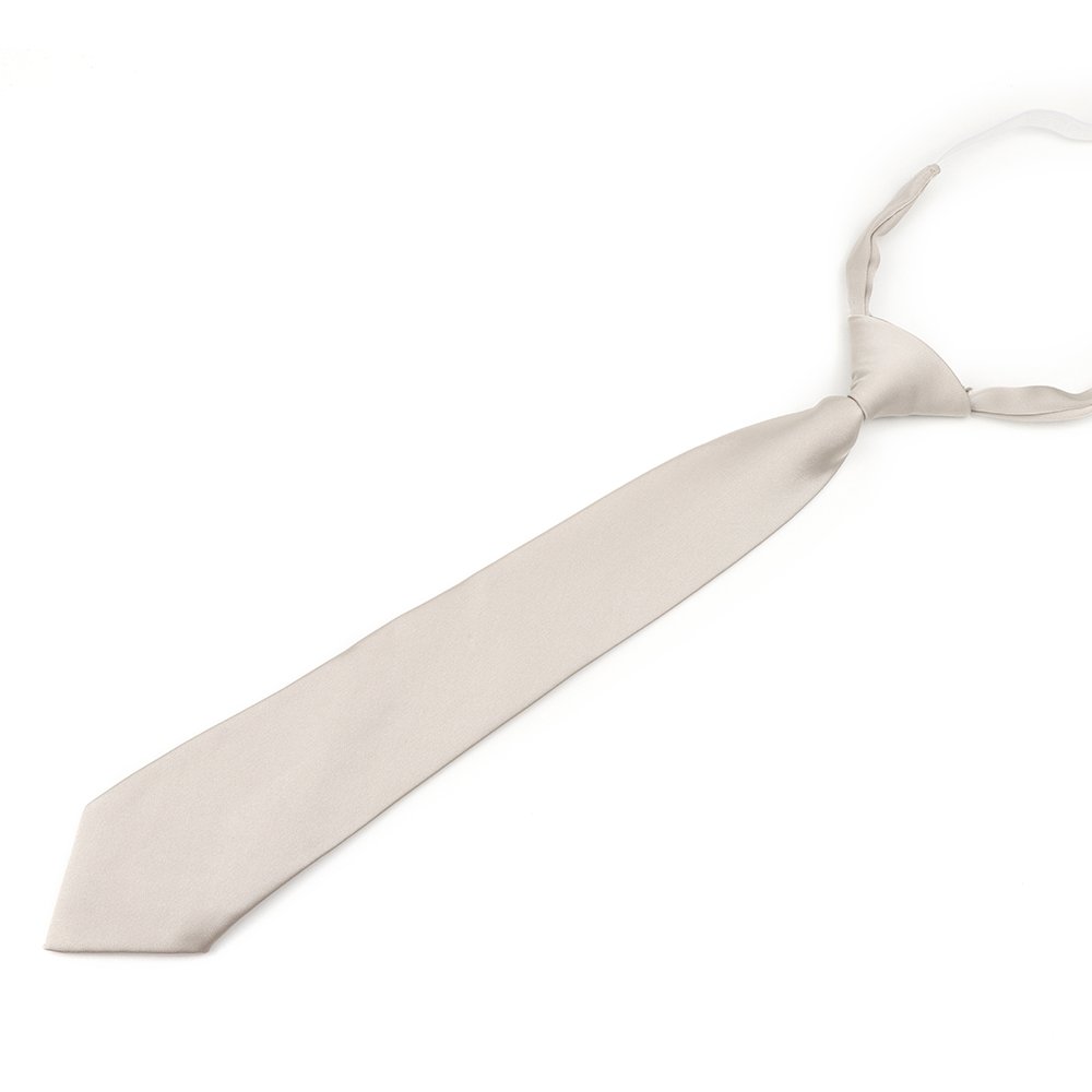 Childrens Plain Stone satin classic mens tie