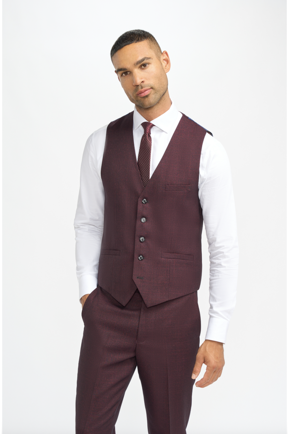Cavani Caridi Wine Waistcoat