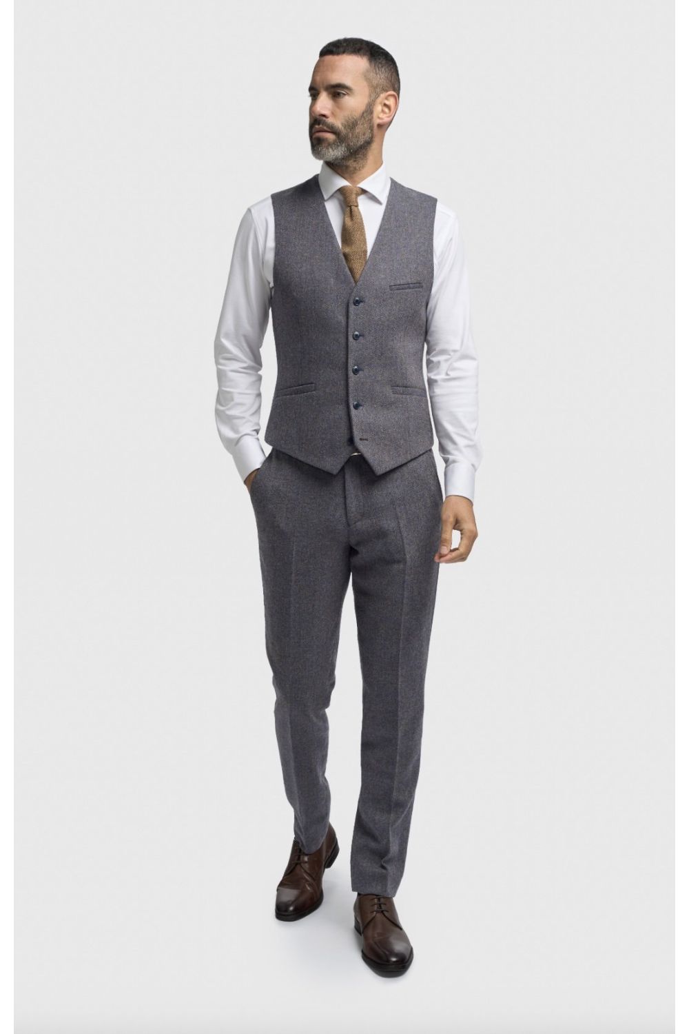 Cavani Thomas Savoy Stone Waistcoat