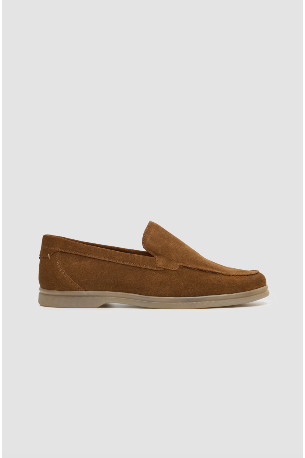 Cavani Breezy Tan Sand Slip-On Suede Loafers