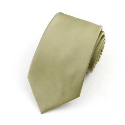 Sage green satin classic mens tie 