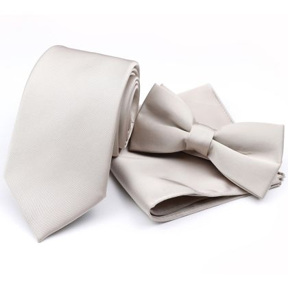 Stone classic tie, bowtie & pocket square set