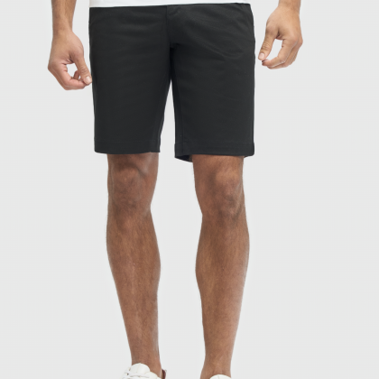 Cavani Dakota Black Chino Shorts 