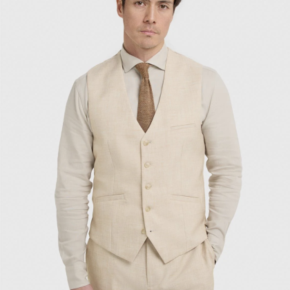 Cavani Malibu Beige Waistcoat 