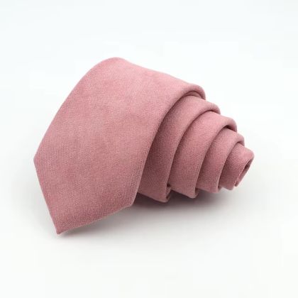 Mens Tweed Pale Pink Woven Tie 